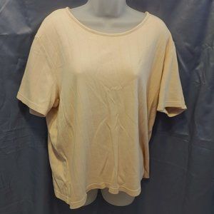 🌞14/16 Soft Yellow Cotton/Rayon Top